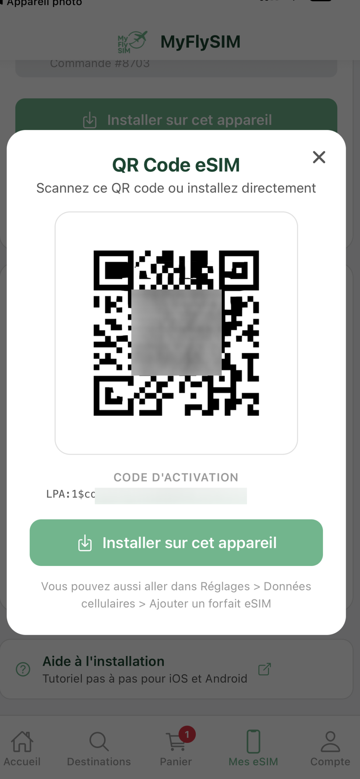 Installation en un clic